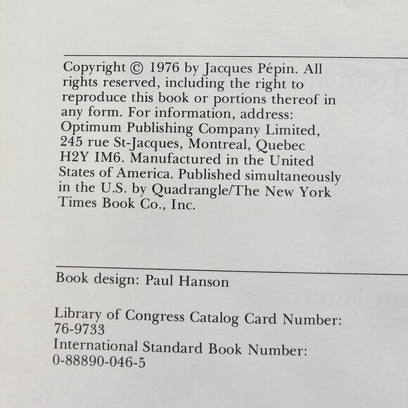 La Technique Jacques Pepin 1976 | Illustrated Cooking Guide Vintage - Picture 12 of 16